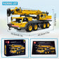 Mould King 17058 City Mobile Crane Truck Toy Building Set, Construction Vehicle Model Blocks Kit for Adults, Toys Gifts for Kids Children, Playset