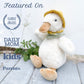 MON AMI Puddles The Duck 13-Inch Stuffed Animal, Soft Duck Plush Toy Gift