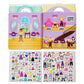 Melissa & Doug Day of Glamour Puffy Sticker Activity Book - 196 Reusable Stickers with 10 Pages of Background Scenes, Fashion-Themed Mess Free Travel