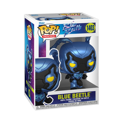 Funko POP! Movies: DC - Blue Beetle - Blue Beetle - 1/6 Odds for Rare Chase Variant - Collectable Vinyl Figure - Gift Idea - Official Merchandise