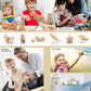 Puzzled 3D Puzzle Motorcycle Wood Craft Construction Model Kit, Fun & Educational DIY Wooden Toy Assemble Model Unfinished Crafting Hobby Puzzle