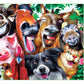 MasterPieces 500 Piece Jigsaw Puzzle for Adults and Family - Barnyard Grins - 15"x21"