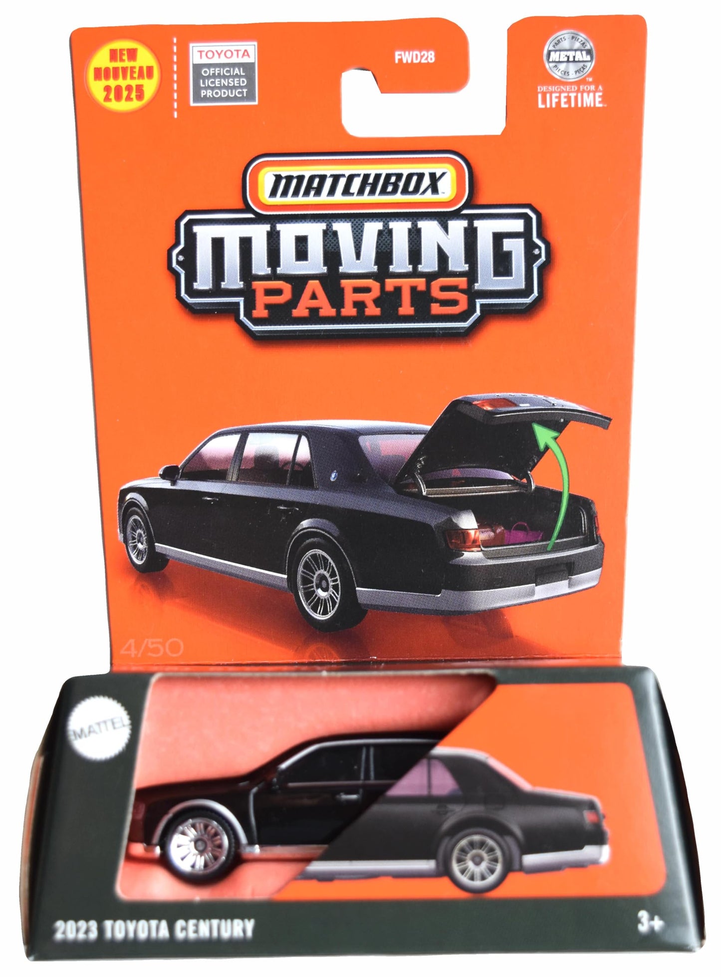 Matchbox 2023 Toyota Century, Moving Parts [Black]