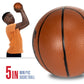 Franklin Sports Over the Door Basketball Hoop Set with Mini Ball - Michigan