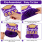 8 Pieces Class of 2026 Graduation Table Decorations - 2026 Congrats Grad Honeycomb Centerpieces, Graduations Table Toppers Decor for 2026 Graduation