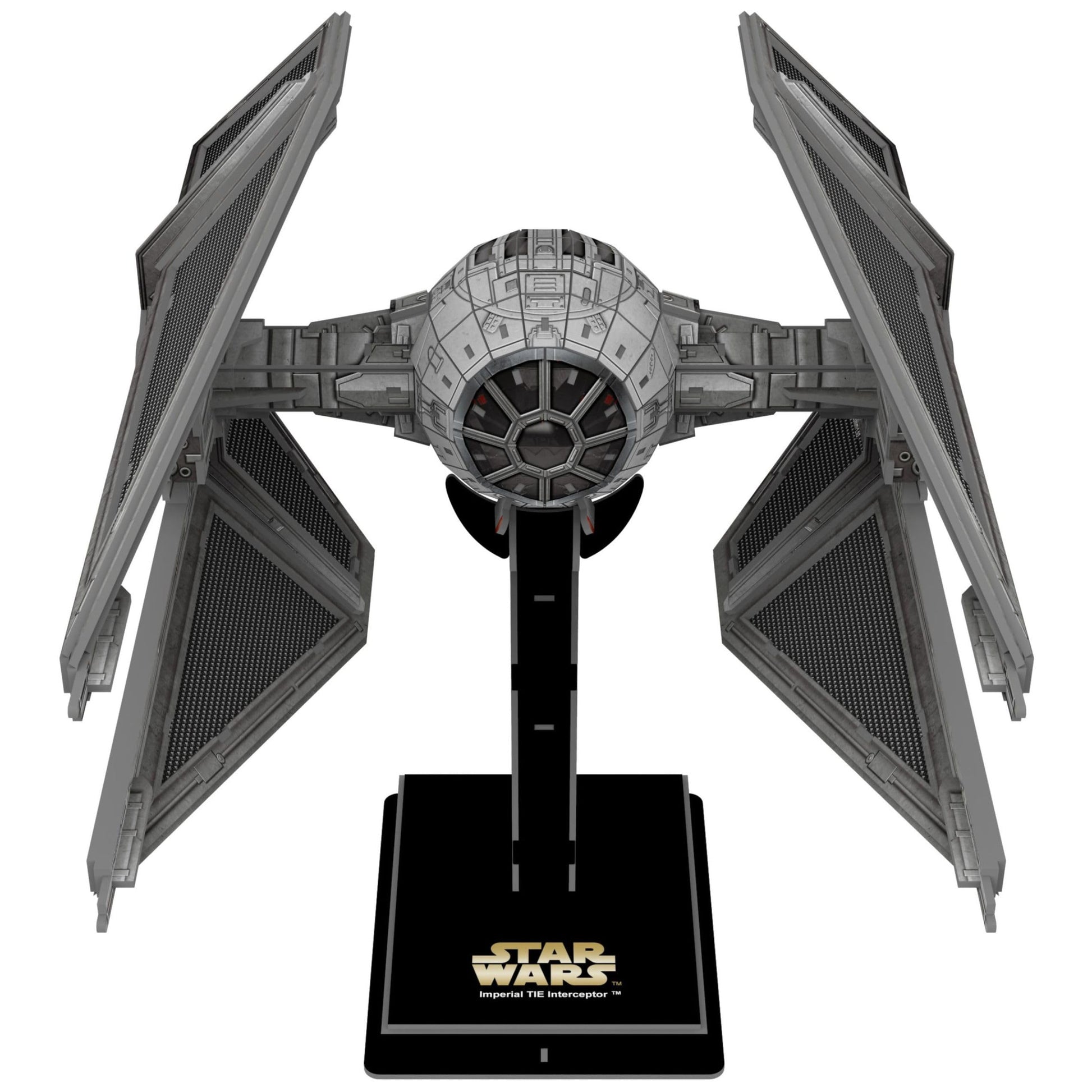 4D Cityscape Star Wars 3D Paper Model Kits (Imperial Tie Interceptor)