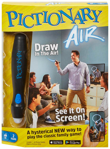 Mattel Games Pictionary Air, Family Board Game for Kids and Adults, Engaging Gift for Kids, Drawing Game for 2 Teams with Multiple Players, Ages 8