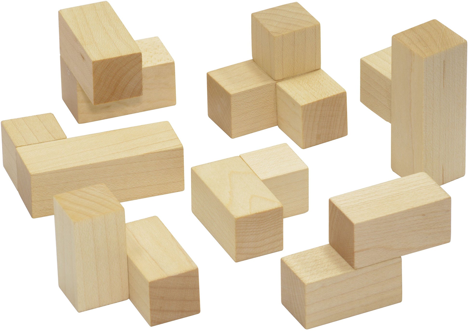 Natural Soma Cube - Made in USA