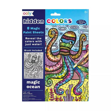 Magic Ocean Paint Sheets with Hidden Colors by Ooly