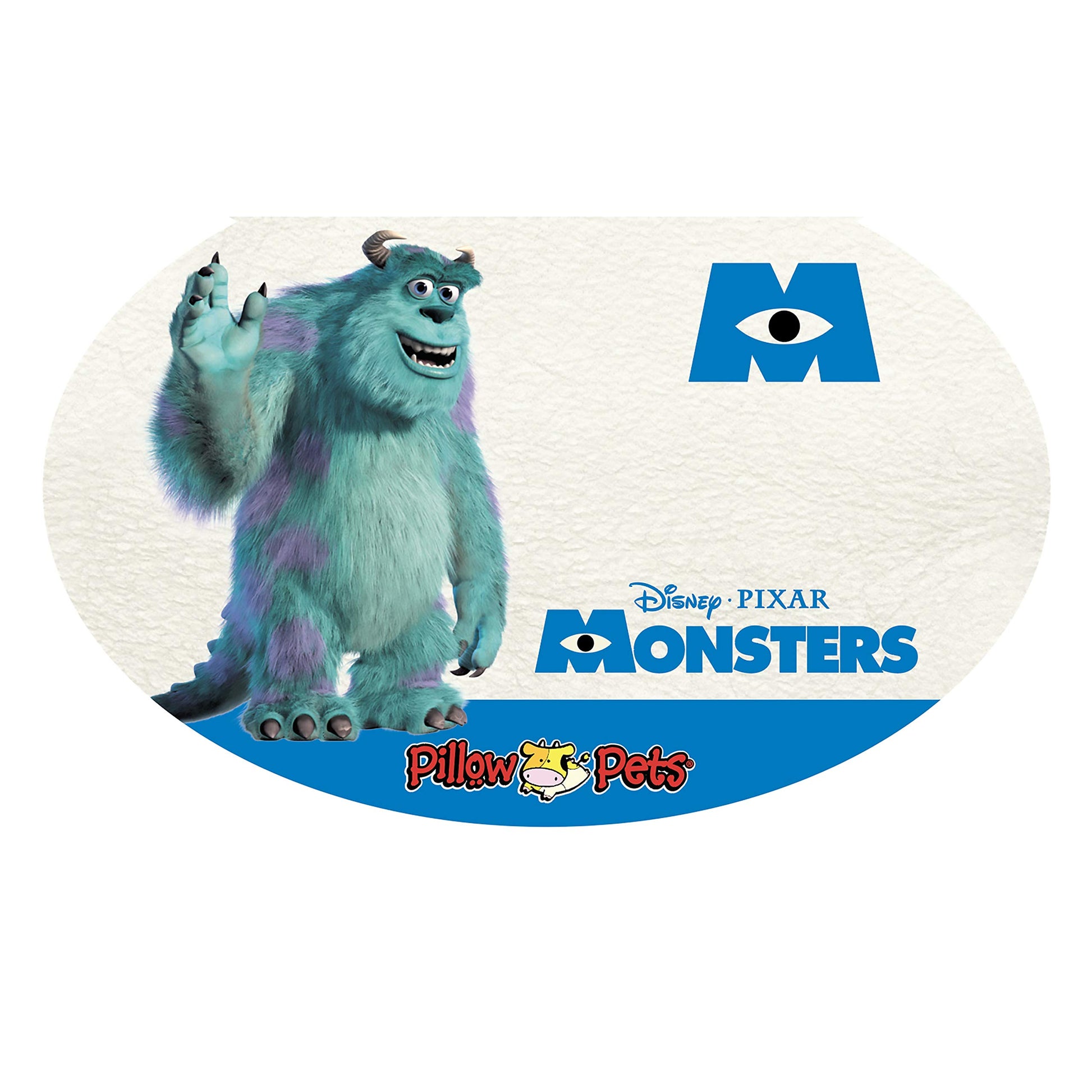 Pillow Pets Disney Monsters Inc Sulley, 16" Plush Toy