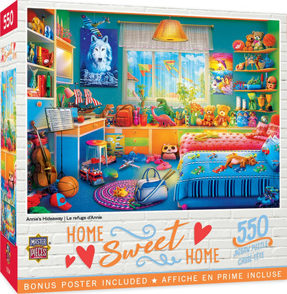 Masterpieces 500 Piece Jigsaw Puzzle For Adults and Family - Annie's Hideaway - 18"x24"