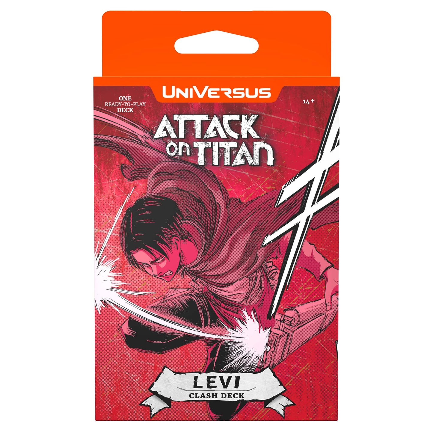 UniVersus Attack on Titan: Battle for Humanity - Clash Deck Levi - Ready to Play Character Deck, Deck-Building Collectible Card Game, AOT Licensed