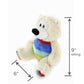 Plushland Rainbow Plush Teddy Bear - Sophie- Plush Bear for Kids- Multicolor-12 inches