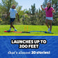 Stomp Rocket Original Dueling Rocket Launcher for Kids, 8 Rockets - Fun Backyard & Outdoor Kids Toys Gifts for Boys & Girls -Toy Foam Blaster Set