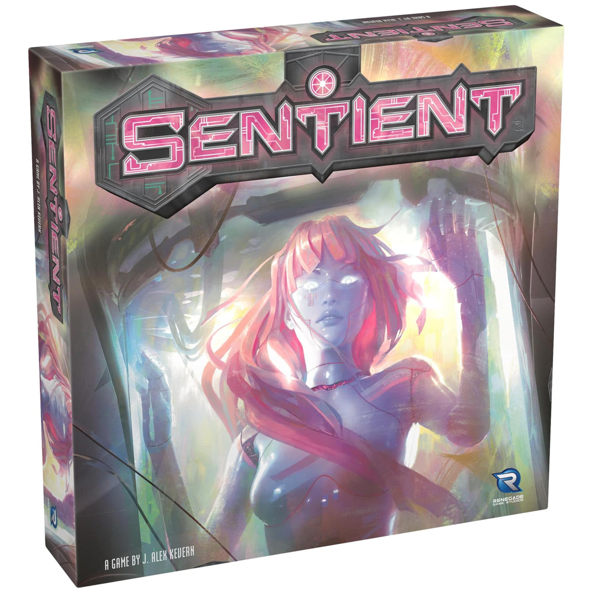 Renegade Game Studios Sentient Revised Edition Robot Strategy Board Game