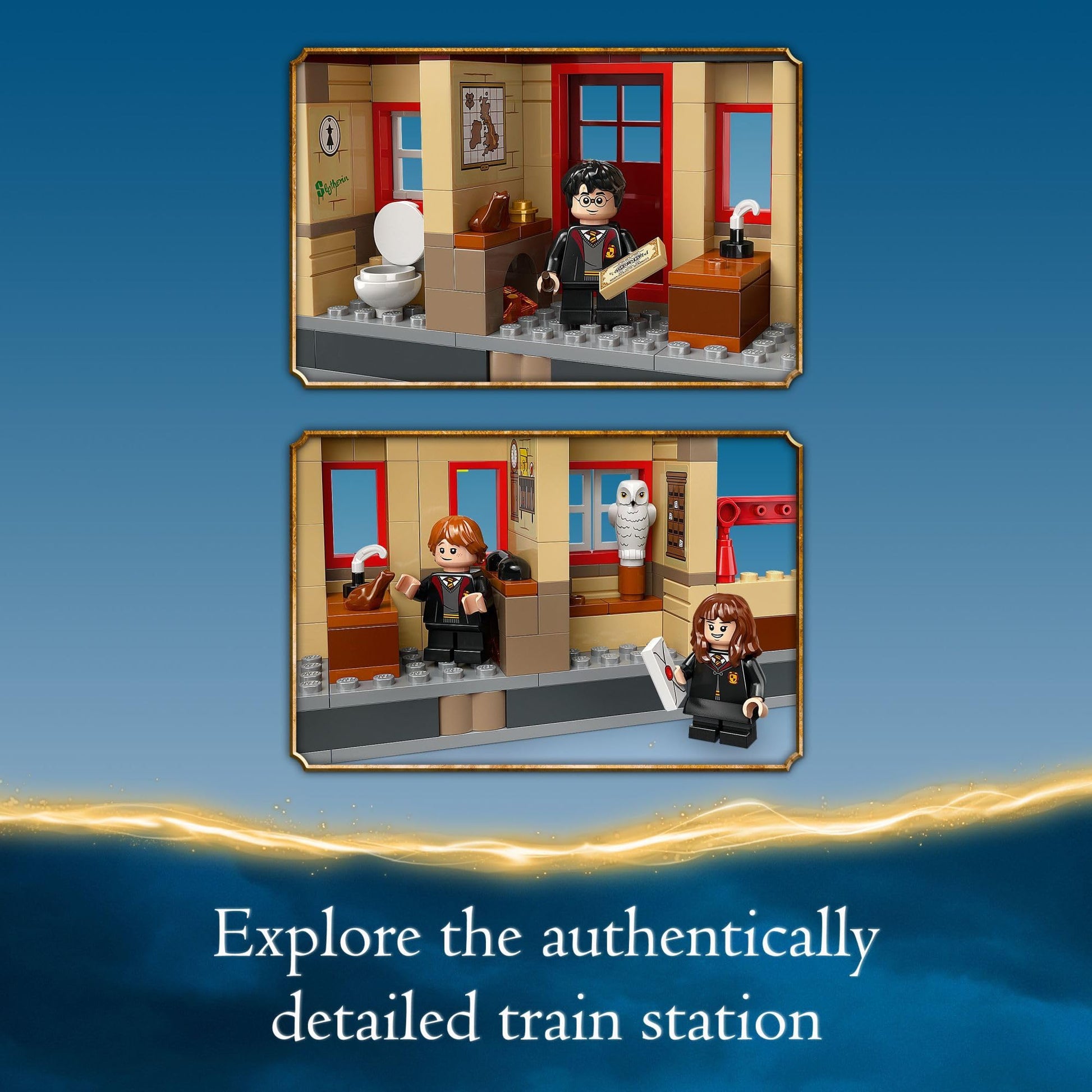LEGO Harry Potter Hogwarts Express & Hogsmeade Station 76423 Building Toy Set; Harry Potter Gift Idea for Fans Aged 8+; Features a Buildable Train,