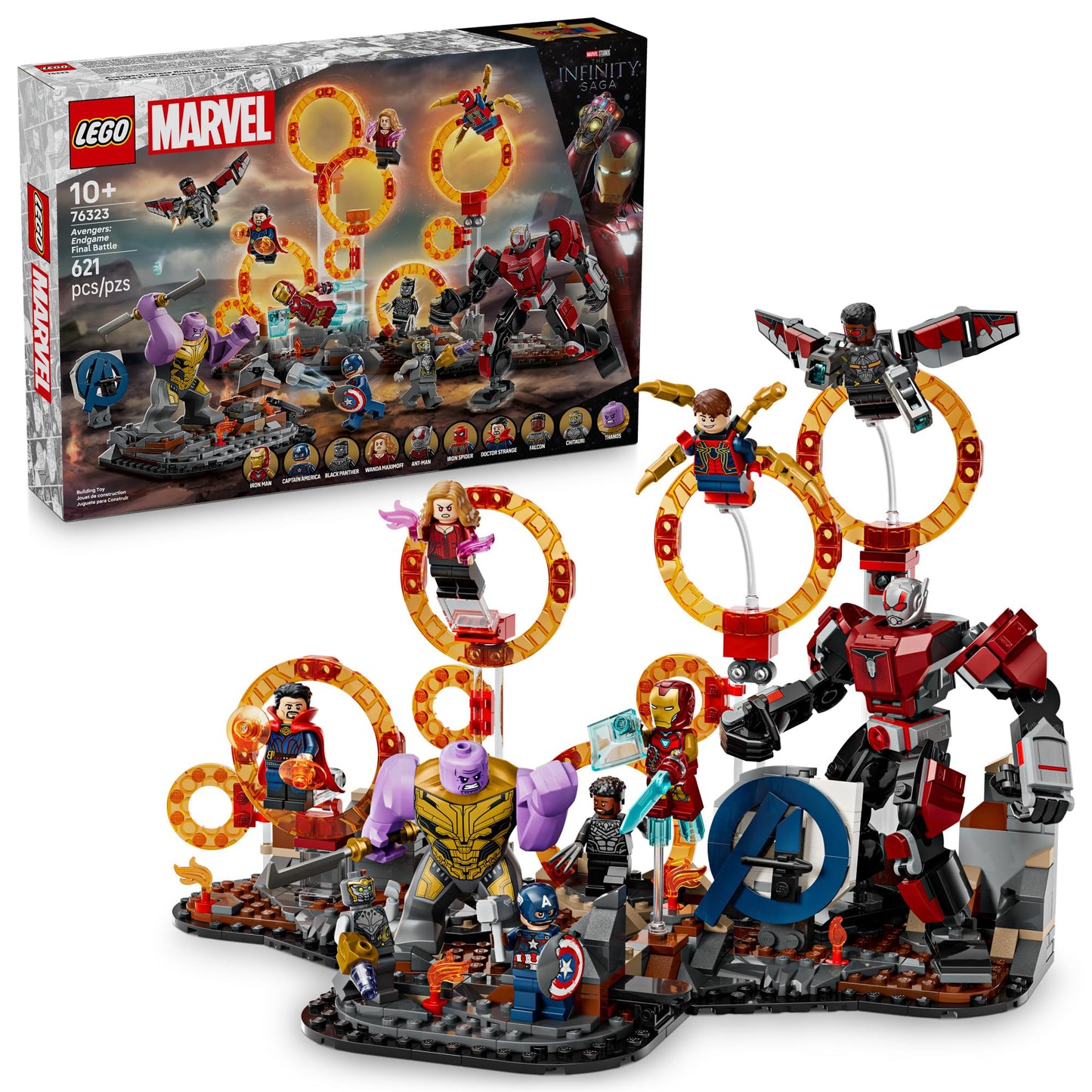 LEGO Marvel Avengers: Endgame Final Battle - Super Hero Building Set for Kids, Ages 10+ - 10 Figures Including Iron Man, Black Panther, and Iron