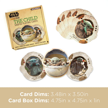Star Wars The Mandalorian The Child Shaped Playing Cards Deck