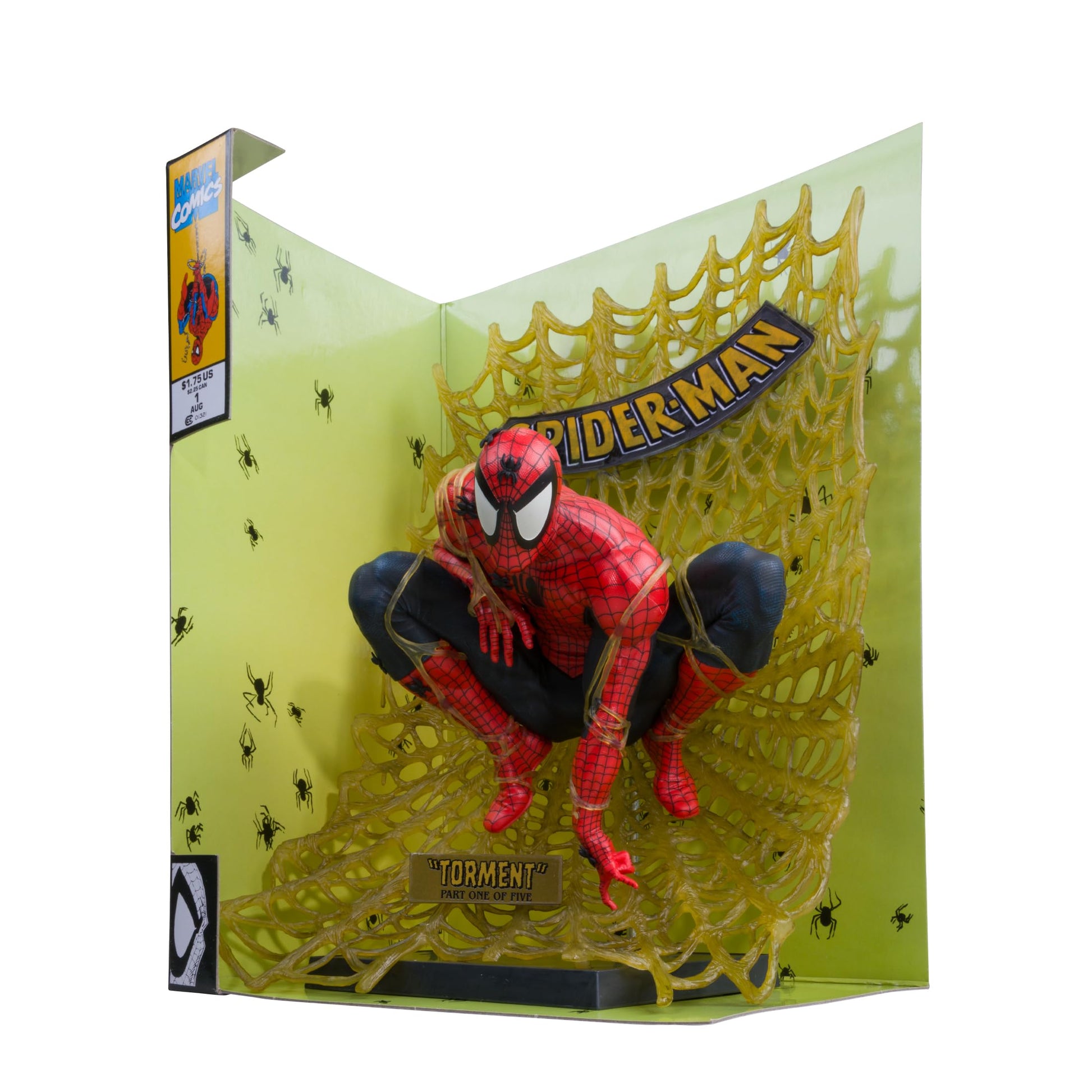 Marvel Collectible 12" Statue 1/6 Scale Posed - Spider-Man #1 Gold Label
