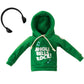 Elf On The Shelf Boy with Jingle Jam Hoodie Set - Blue Eyed Boy Elf Doll with Book and Hoodie with DJ Headphones - Customize Your Elf with Unique DJ
