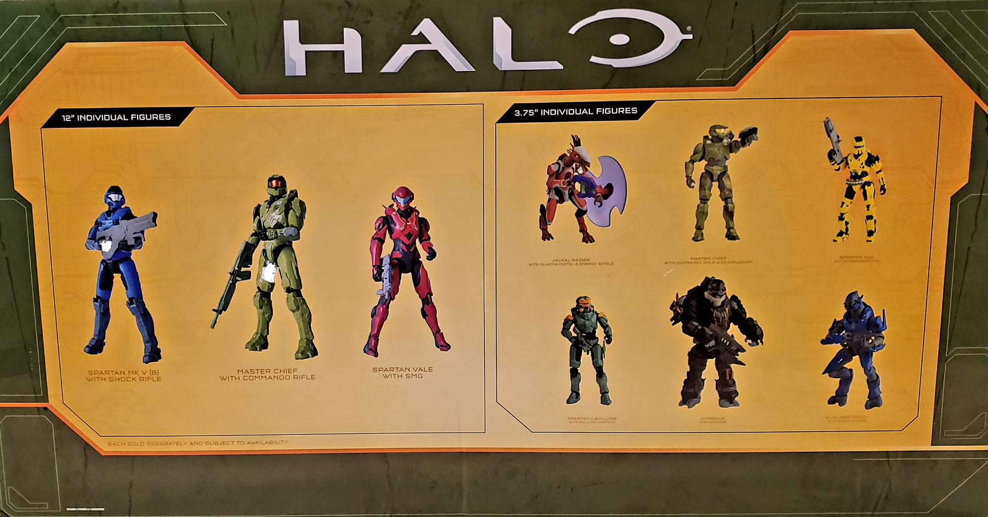 Halo 12" UNSC 4 Pack 8 Pieces