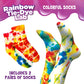 Thames & Kosmos Ooze Labs Rainbow Tie-Dye Lab STEM Experiment Activity Kit | Design & Make Your Own Tie-Dye Socks & Scrunchies | Explore The Science