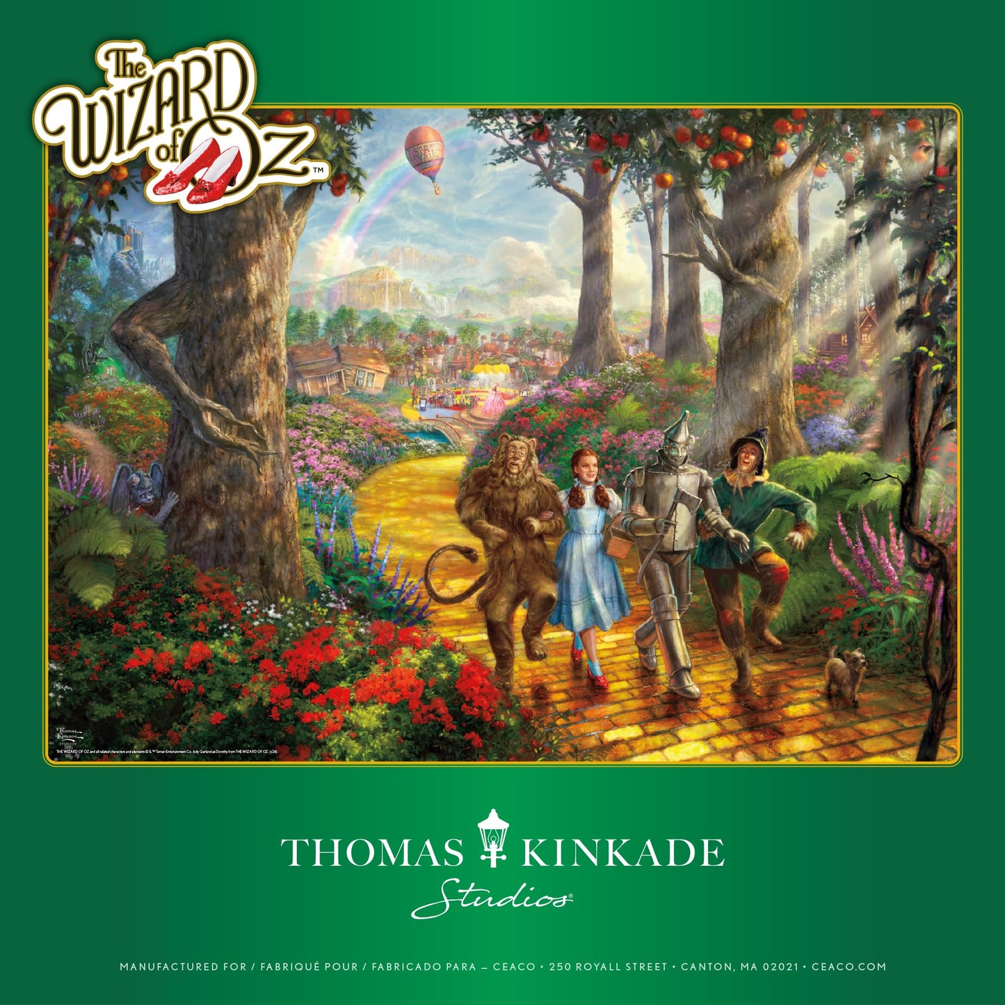 Ceaco - Thomas Kinkade Follow the Yellow - 1000 Piece Puzzle for Adults