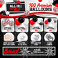 ALL-IN-1 Red Black and White Balloon Arch Kit for Red and Black Birthday Party Decorations - Reds and Blacks Balloons for White Black and Red Balloon