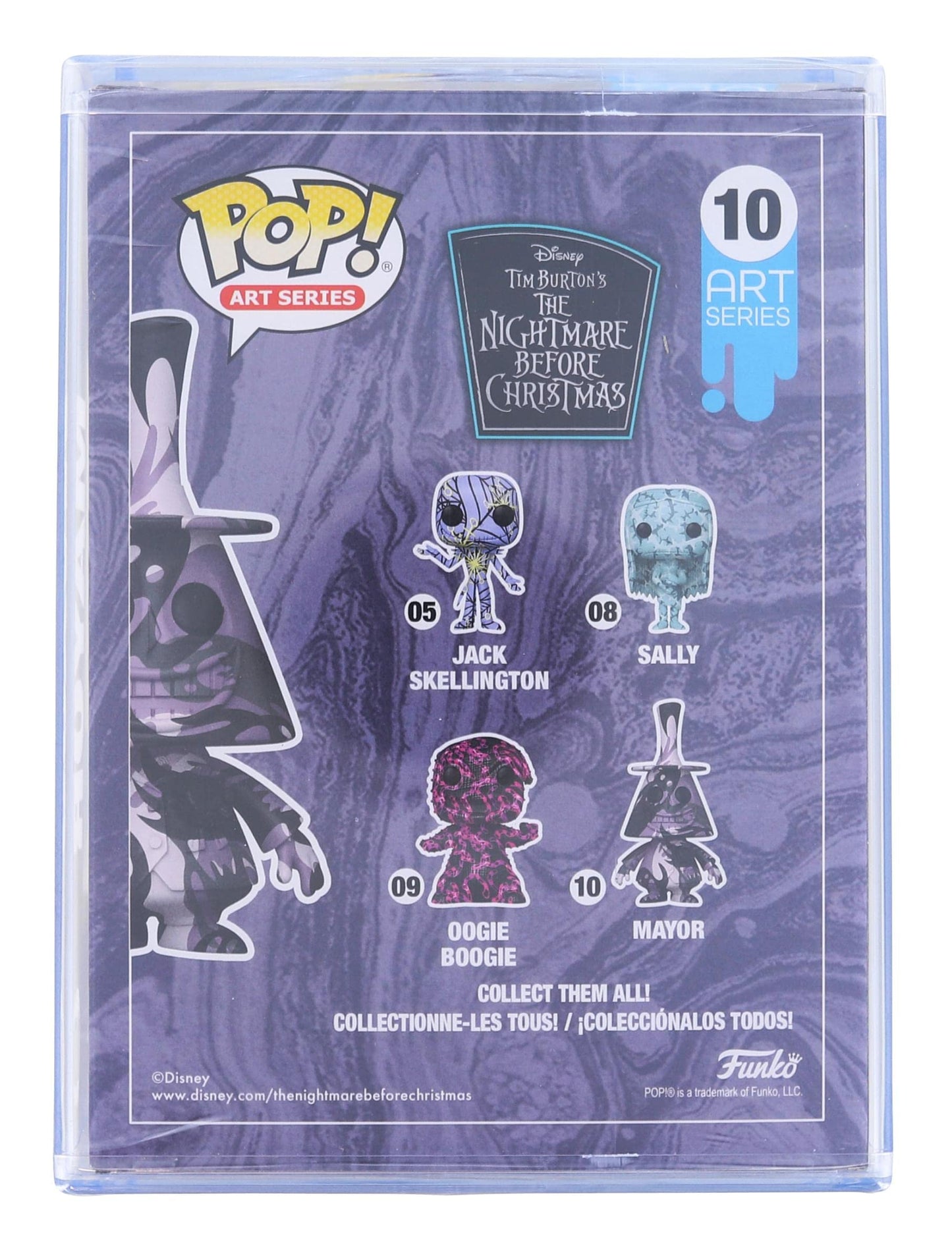 Funko POP Disney: Nightmare Before Christmas - Mayor (Artist's Series) with Protective Case, 3.75 inches,Multicolor,49303