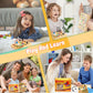 Busy Board with LED Light Switches, Montessori Toys for 1 2 3 Years Old, Toddlers Wooden Toy Sensory Activity Board, Travel Toys for 1+ Year Old Boy