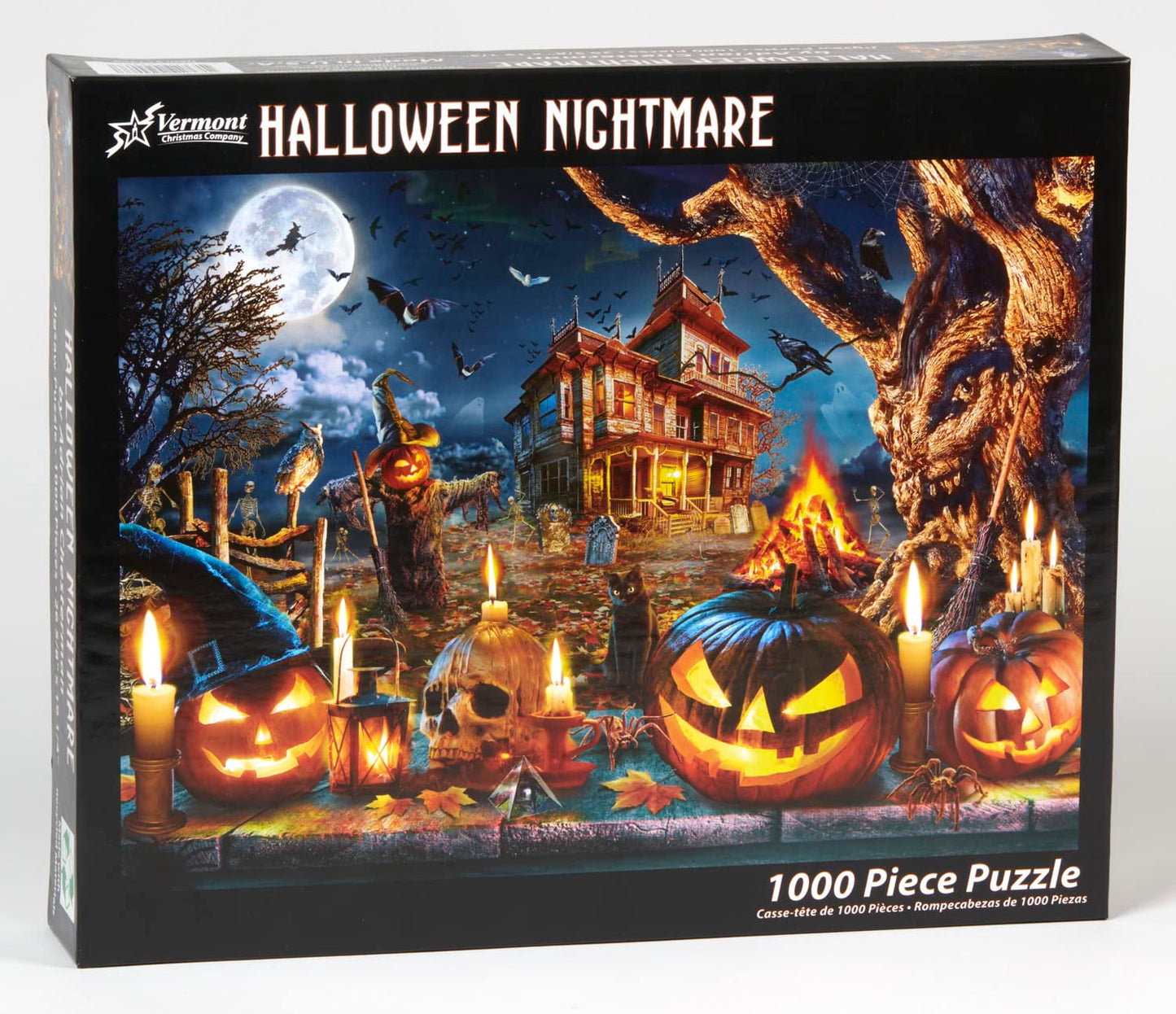 Halloween Nightmare Jigsaw Puzzle 1000 Piece by Vermont Christmas Company