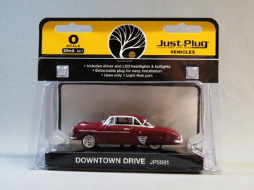 Woodland Scenics O Scale Just Plug Vehicle, Downtown Drive