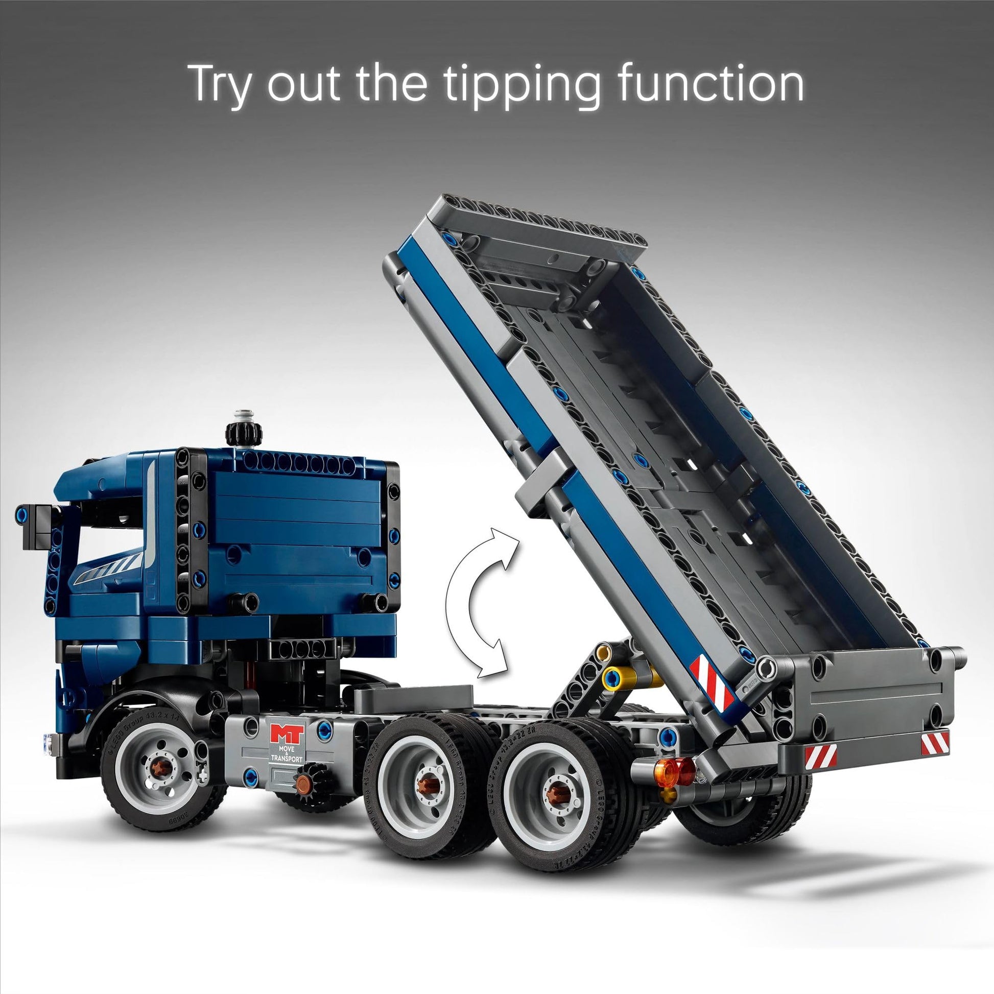 LEGO Technic Tipping Dump Truck Toy - Construction Truck Building Toy for Kids, Boys and Girls, Ages 9+ - Gift for Birthdays - W/Realistic Features