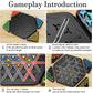 Chess Game, 2 to 4 Players Chain Chess Desktop Puzzle Interactive Game for Kids, Rubber Band Board Game for Family Funand Strategy Play