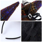 Blulu 12 Pieces Halloween Headbands Witch Hat Hairbands Bulk Witch Hair Hoops Halloween Hair Accessories for Women Cosplay Costume Supplies