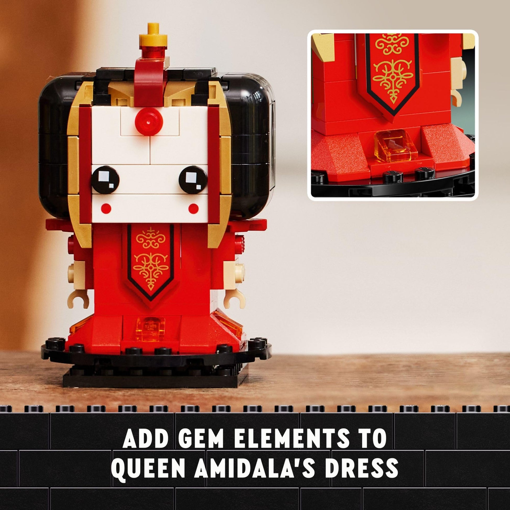 LEGO Star Wars BrickHeadz The Phantom Menace - Collectible Star Wars Figures of Anakin, Darth Maul & More - Gift for Fans - 40676