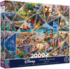 Ceaco - Thomas Kinkade Disney - Collage - 2000 Piece Puzzle for Adults