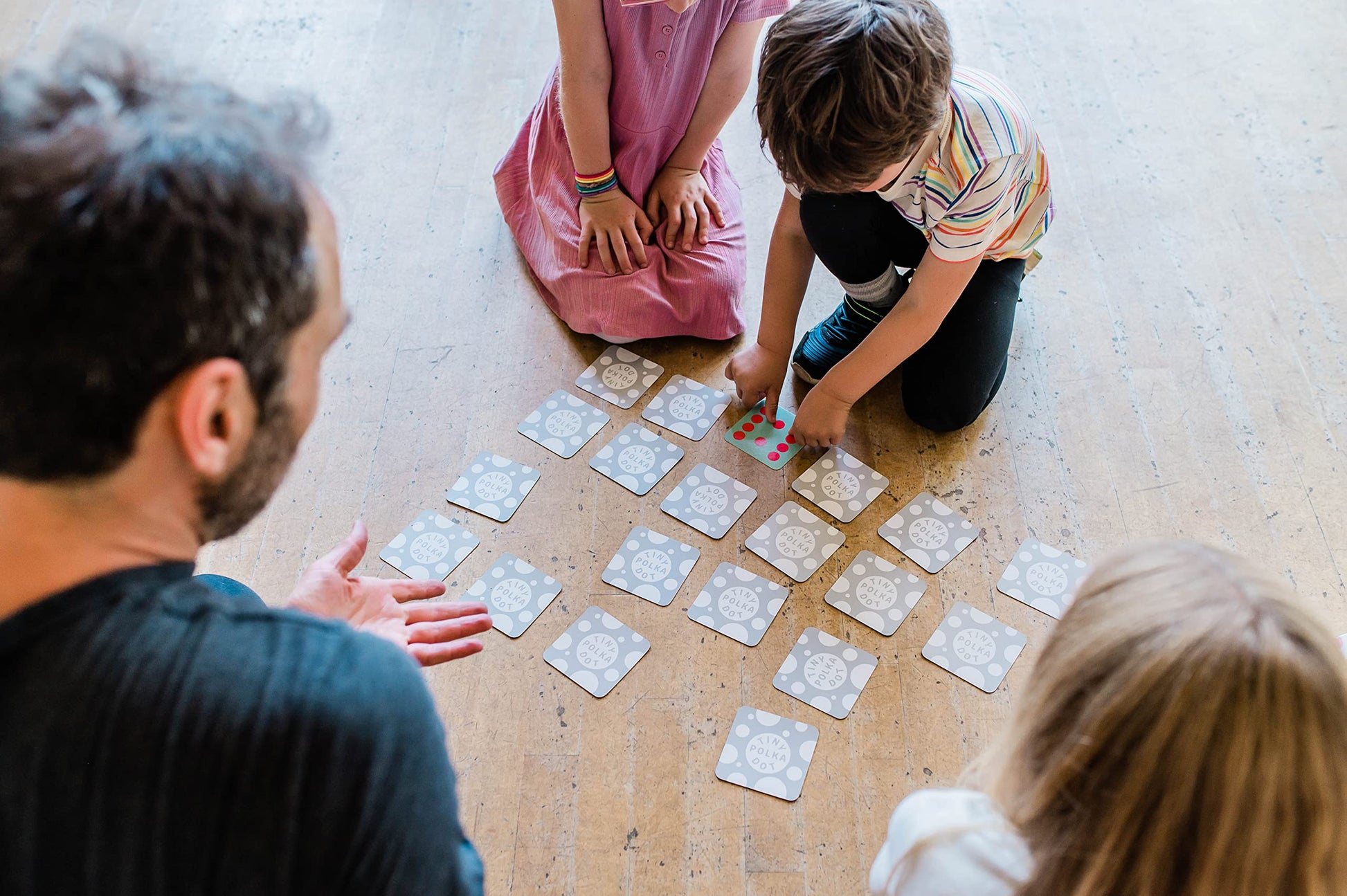 Tiny Polka Dot - the Math-Enriched Card Deck for Kids Ages 3-8 | Includes 16 Games that Playfully Teach Counting, Arithmetic & Logic | Early Math