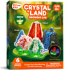 JOVA Klever Kits Crystal Land Growing Lab- Craft Kits for Kids Aged 8+ Science Gifts with 6 Unique Natural Elements and Light-Up Base, STEM Activities