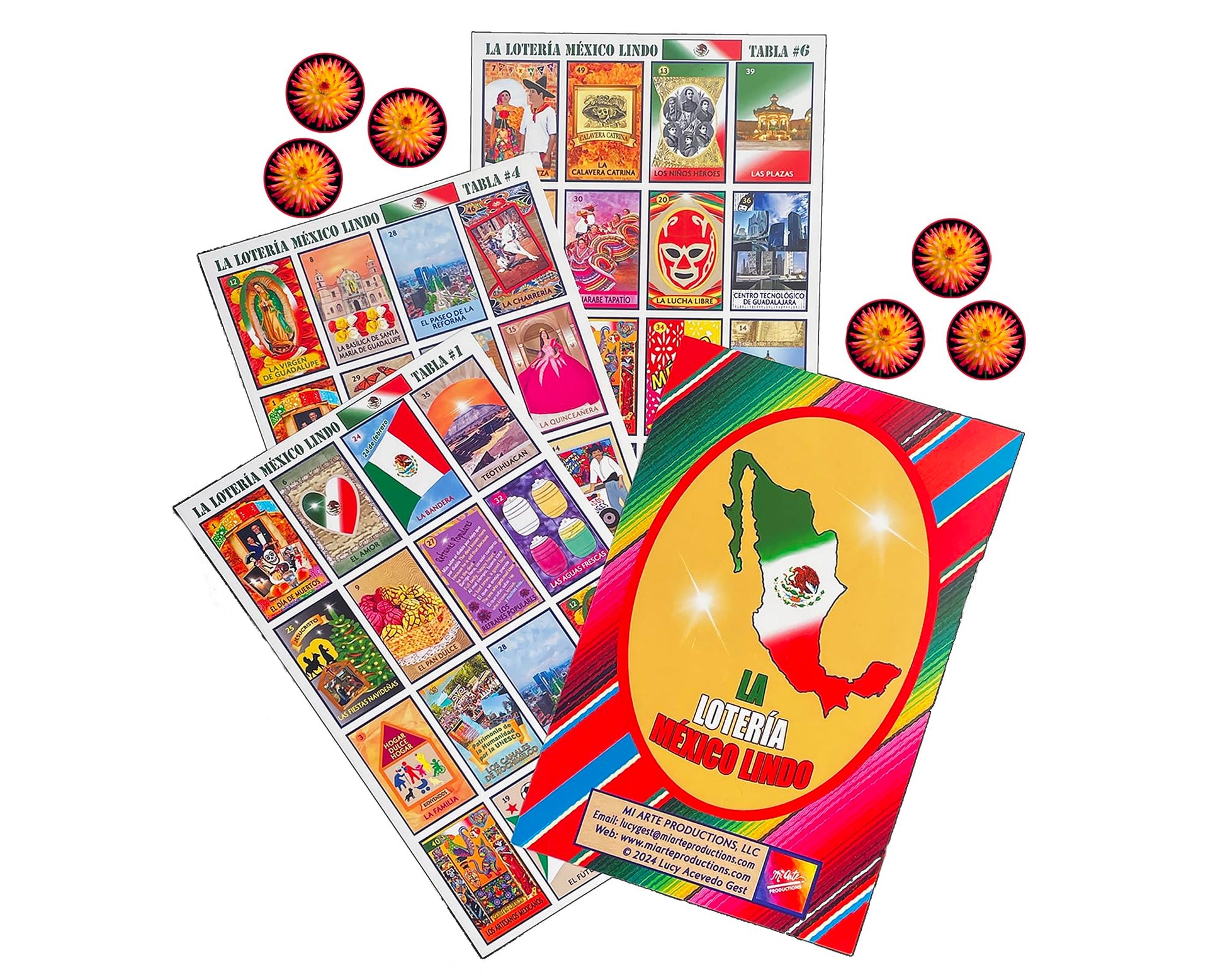 MI ARTE PRODUCTIONS Loteria Mexican Card Game - Learn Mexican History & Culture - Fun and Educational for Kids and Families - Great for School