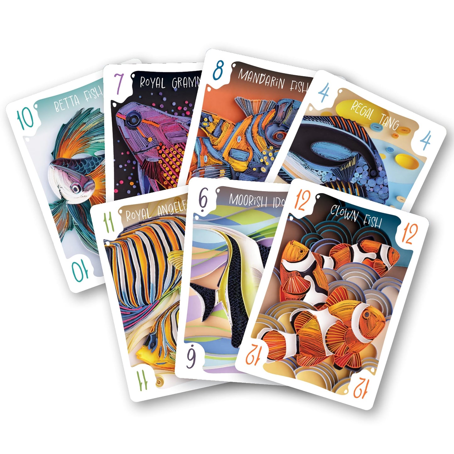 Renegade Game Studios Sea Scroll Board Game: Strategic 2-6 Player Card Game with Artistic Paper Quilling Design