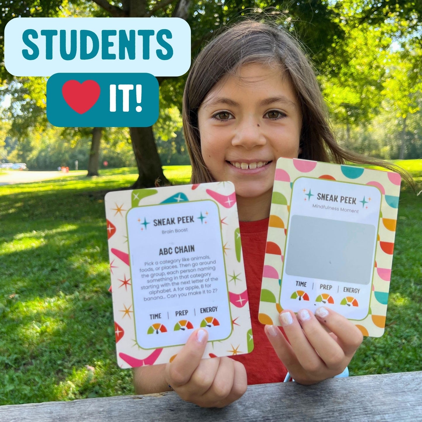 Scratch 'Ems Brain Breaks Scratch Off Cards for Classroom (42 Cards) | Fun Scratch Cards for Teachers & Students | Screen-Free Classroom Engagement