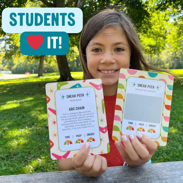 Scratch 'Ems Brain Breaks Scratch Off Cards for Classroom (42 Cards) | Fun Scratch Cards for Teachers & Students | Screen-Free Classroom Engagement