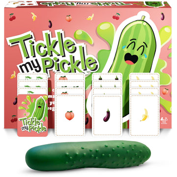 Tickle My Pickle: Hilarious Family Card Game for Kids & Adults - Fast-Paced Fruit & Veggie Fun!