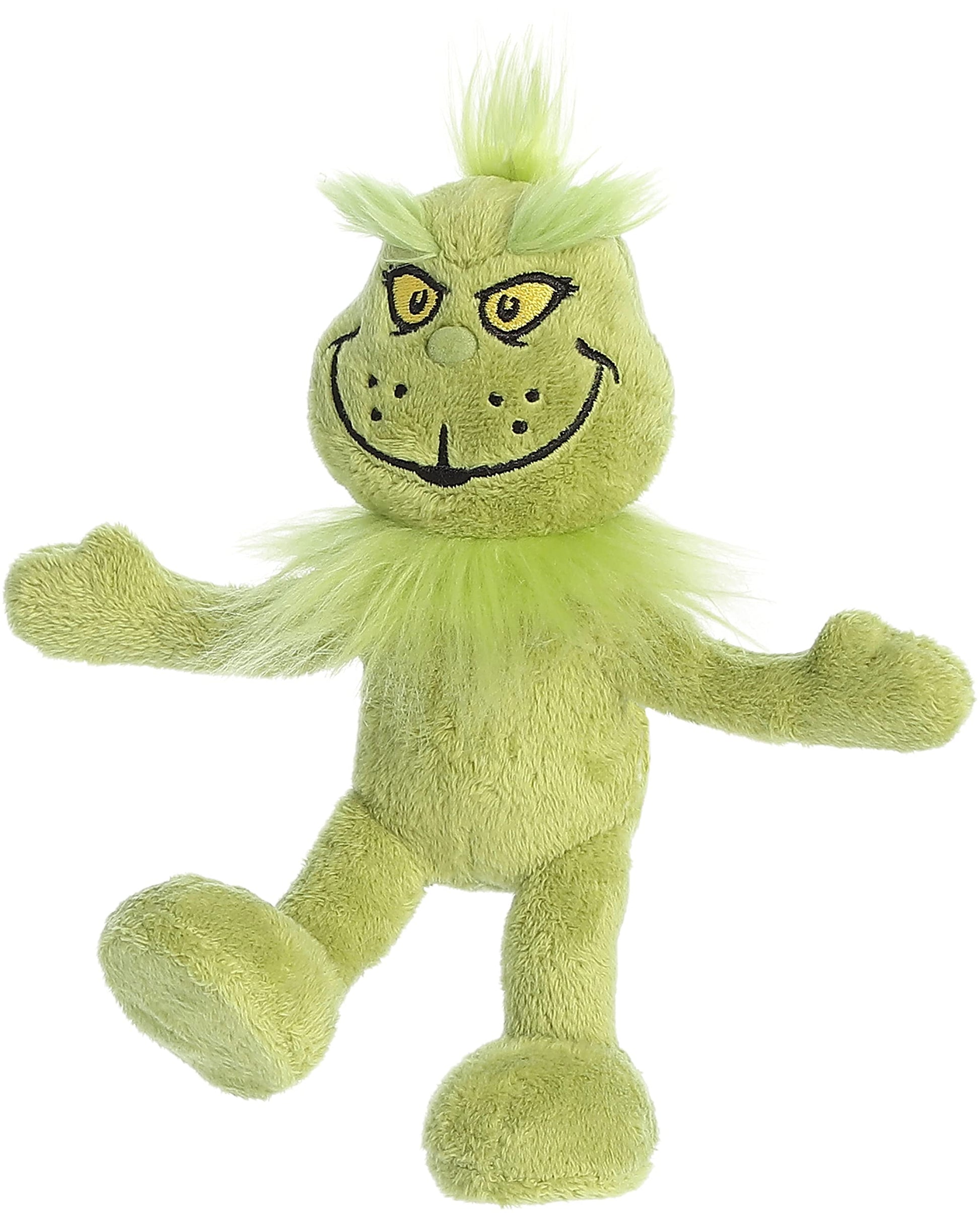 Aurora® Whimsical Dr. Seuss™ Grinch Armature Stuffed Animal - Officially Licensed Plush for Imaginative Play - Perfect for Kids and Adults - Green 7