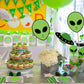 Swirls & Cutouts Green Alien Theme Hanging Swirl Decorations UFO Theme Ceiling Whirl Streamer Hanging Cutouts Alien Invasion for Birthday Party