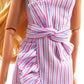 Barbie Tiny Wishes Doll (11.5-inch Blonde) Collectible Doll in Wrap Dress and Accessories