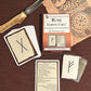 Rune Learning Cards - Self Study Flash Cards for Futhark Norse Runes