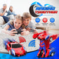 Transform Remote Control Car, RC Cars for 3-12 Year Old Boys Girls One-Button Deformation 2.4Ghz 1:18 Scale Transforming 360°Rotation Robot Toys