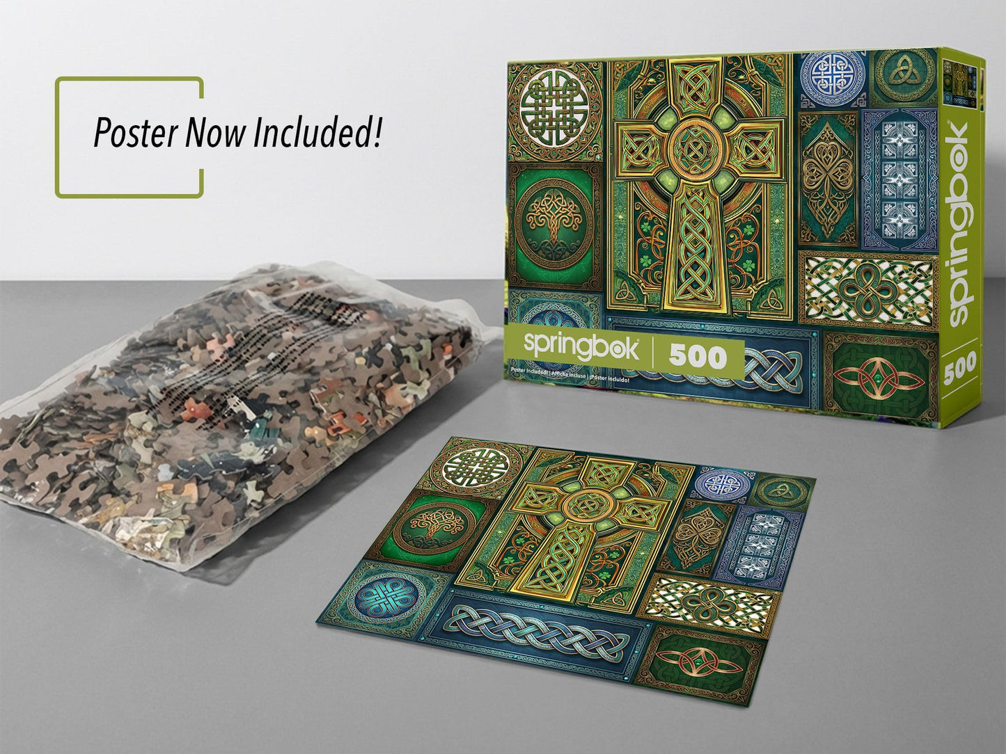 Springbok Celtic Knots 500 Piece Jigsaw Puzzle for Adults